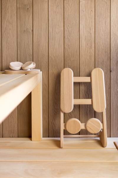 Halu ergonomische lage rugsteun voor sauna - Red Cedar