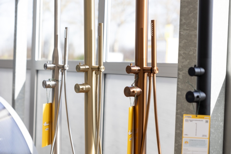 IDEAL Sylt gold Buitendouche - RVS
