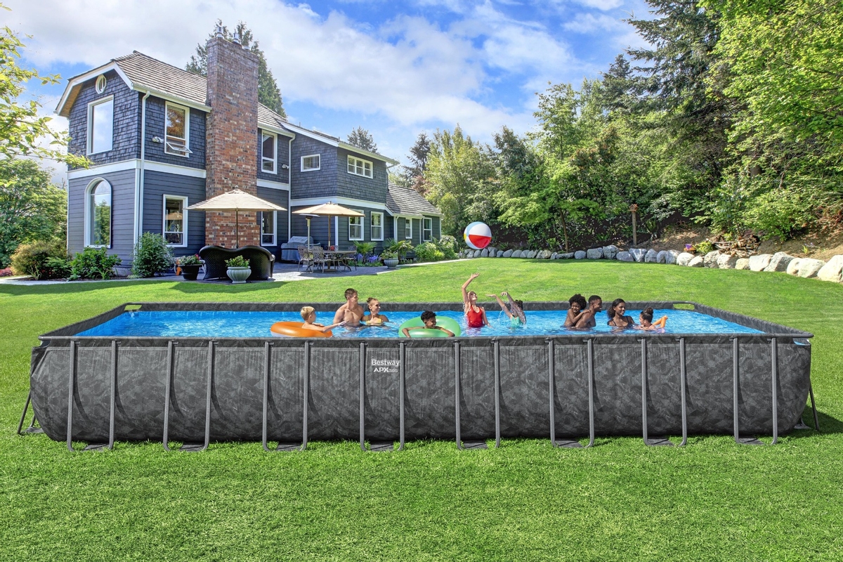 Bestway APX 365 zwembad - 956 x 488 x 132 cm - met zandfilterpomp en accessoires
