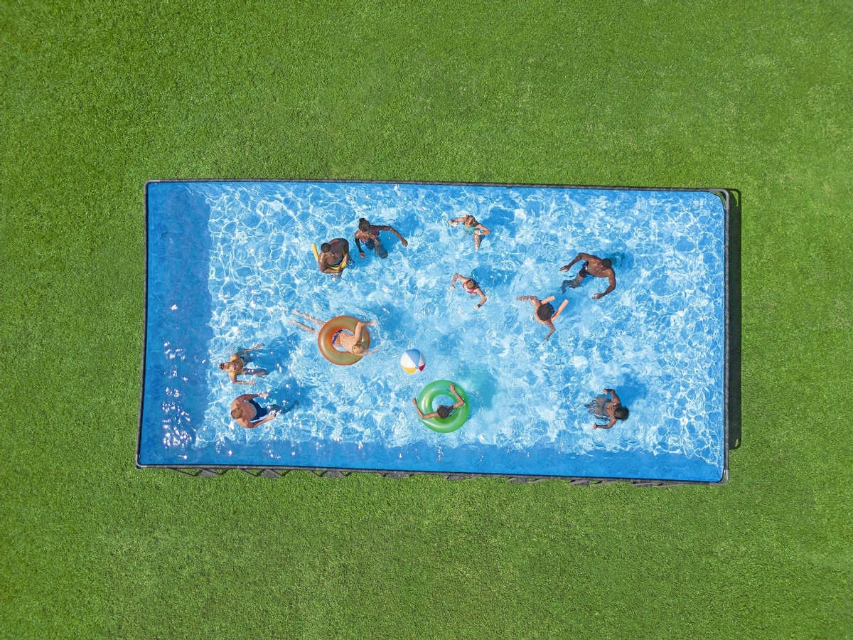 Bestway APX 365 zwembad - 956 x 488 x 132 cm - met zandfilterpomp en accessoires