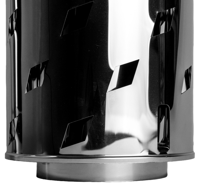 Hitteschild voor kachelbuis hottub – Ø 12,5 cm