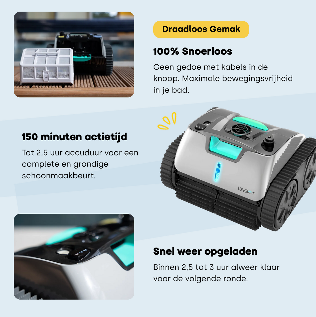 Wybot C1 Pro zwembadrobot