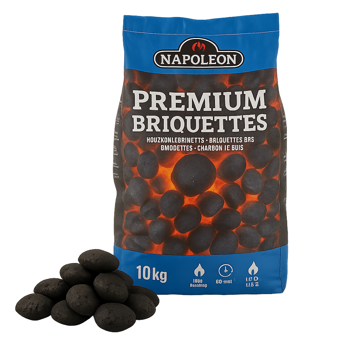Napoleon premium grillbriketten - 10kg