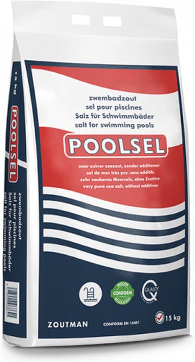Poolsel zwembadzout - 15 kg