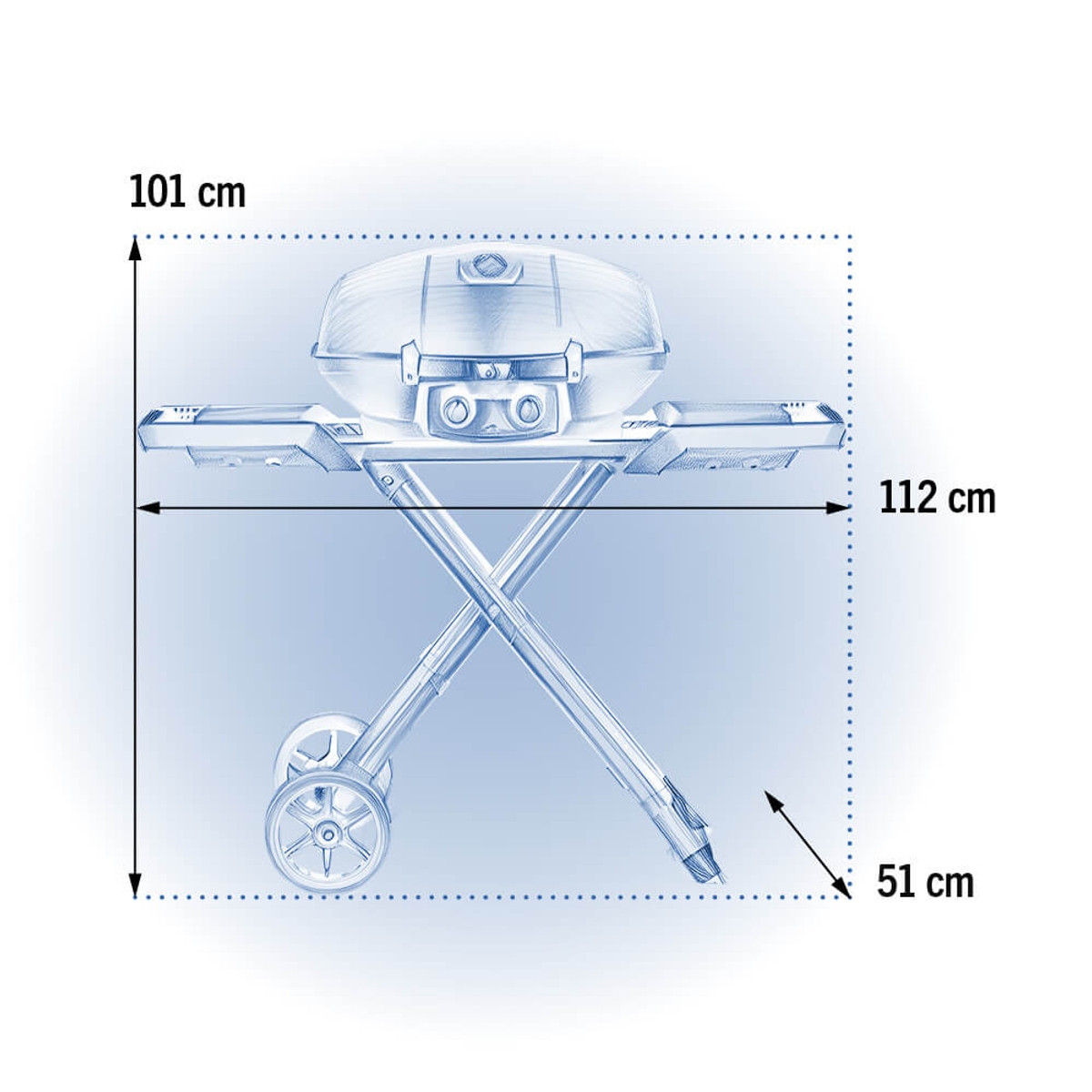 Napoleon TravelQ PRO 285X gas bbq