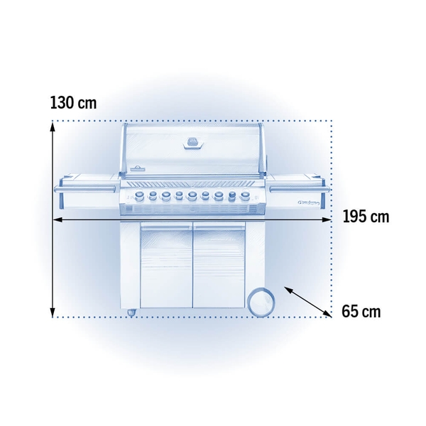 Napoleon Prestige PRO 500 gas bbq - RVS