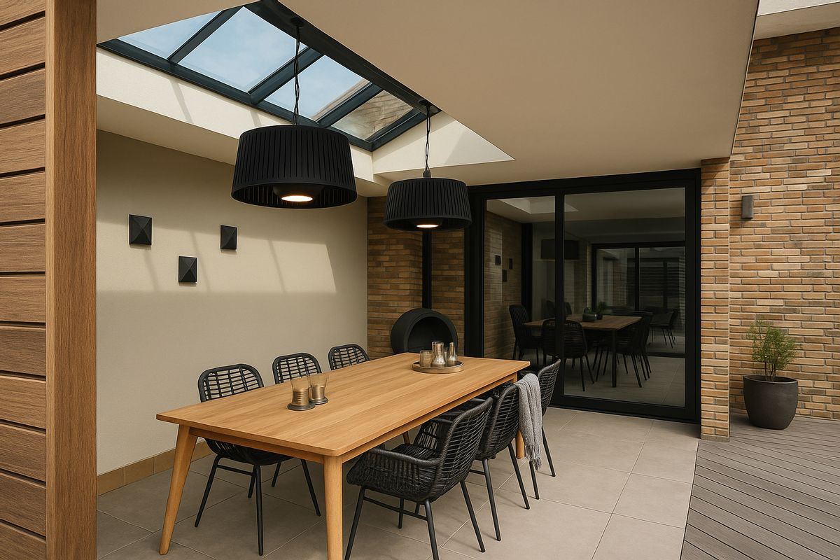 Luminous Lumora Ceiling 2000 watt terrasverwarmer