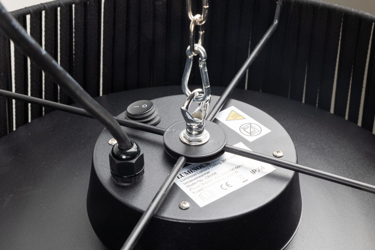 Luminous Lumora Ceiling 2000 watt terrasverwarmer