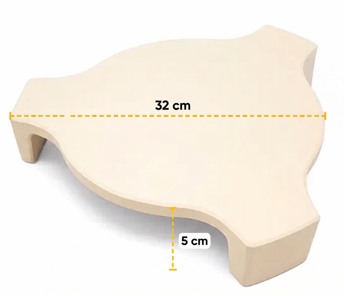 BASTE heat deflector 18 inch kamado