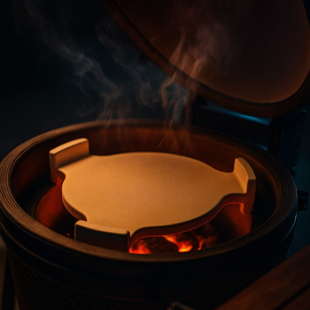 BASTE heat deflector 23,5 inch kamado