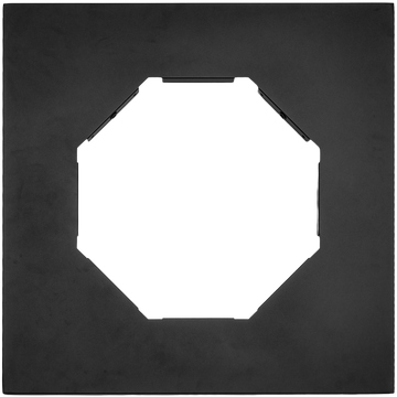 BASTE Build & Grill Kitchen Stainless steel kamado-insert - 13-16 inch - Black