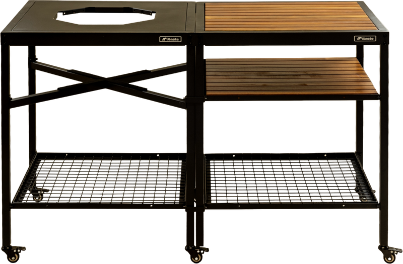 BASTE Build & Grill Kitchen Stainless steel kamado-insert - 13-16 inch - Black