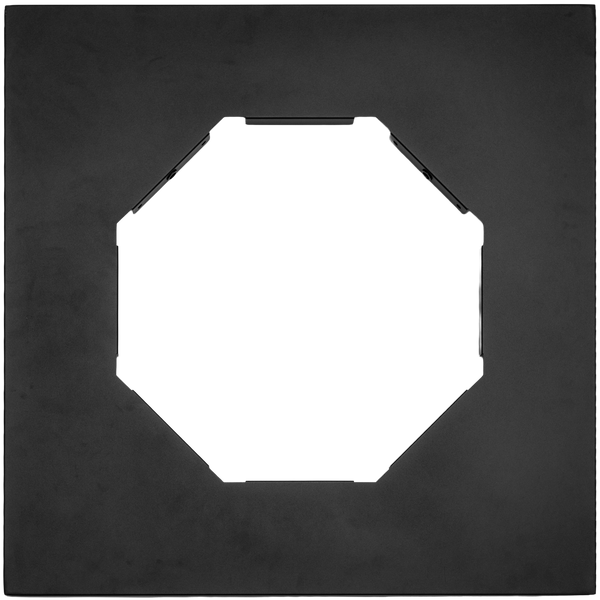 BASTE Build & Grill Kitchen Stainless steel kamado-insert - 13-16 inch - Black