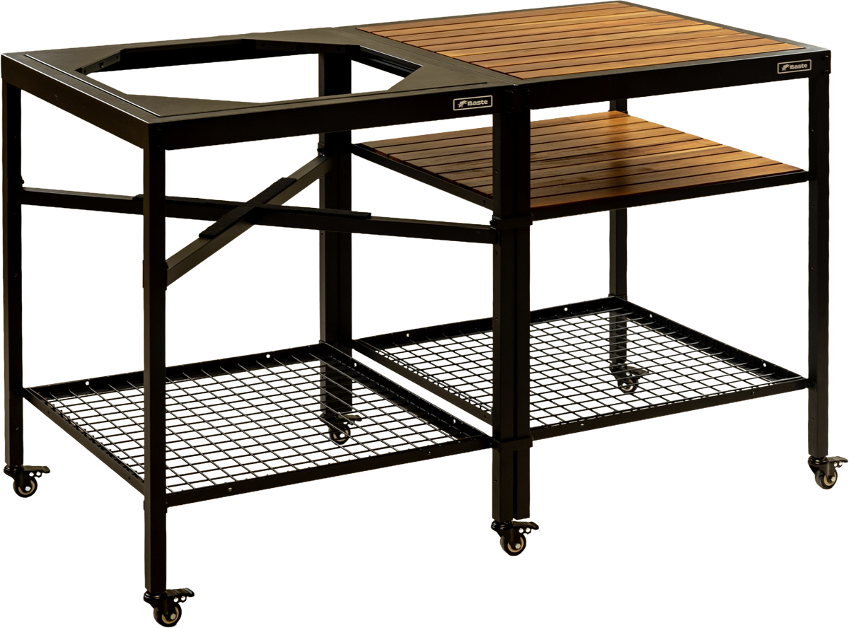 BASTE Build & Grill Kitchen Stainless steel kamado-insert - 18-24 inch - Black