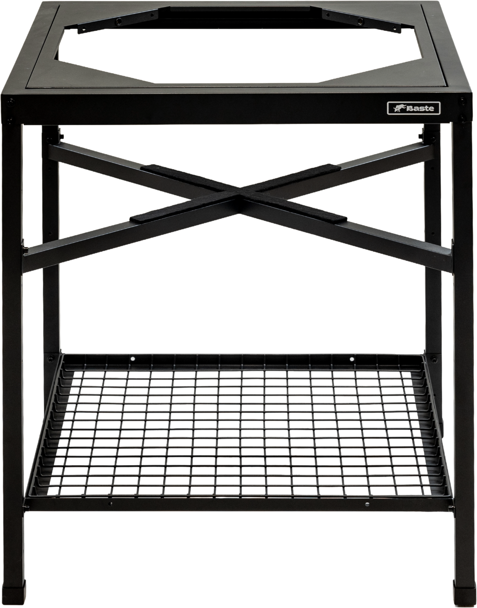 BASTE Build & Grill Kitchen Stainless steel kamado-insert - 18-24 inch - Black