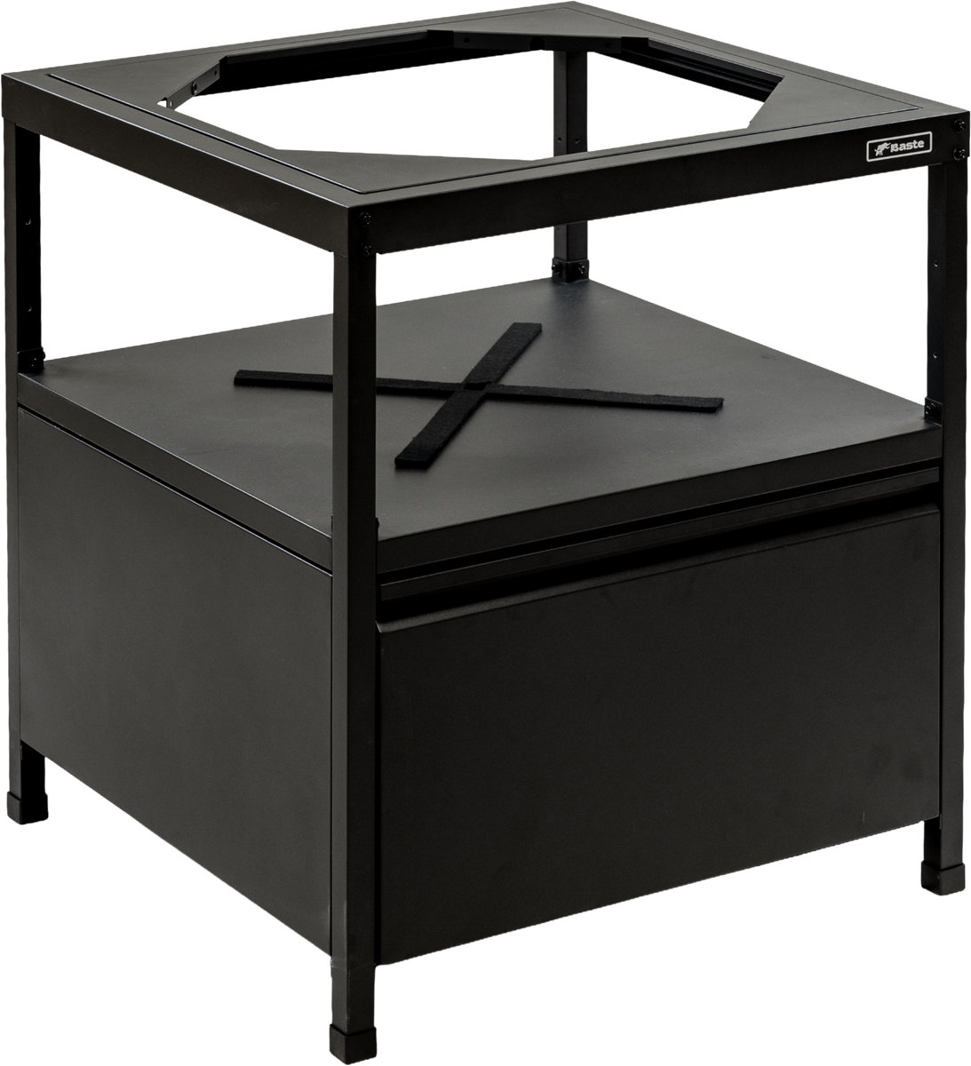 BASTE Build & Grill Kitchen Stainless steel kamado-insert - 18-24 inch - Black