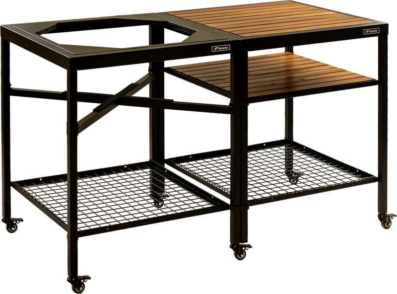 BASTE Build & Grill Kitchen Stainless steel kamado-insert - 18-24 inch - Black