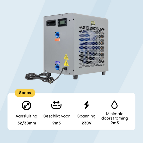 W'eau Mini Power 2.0 zwembad warmtepomp - 3 kW