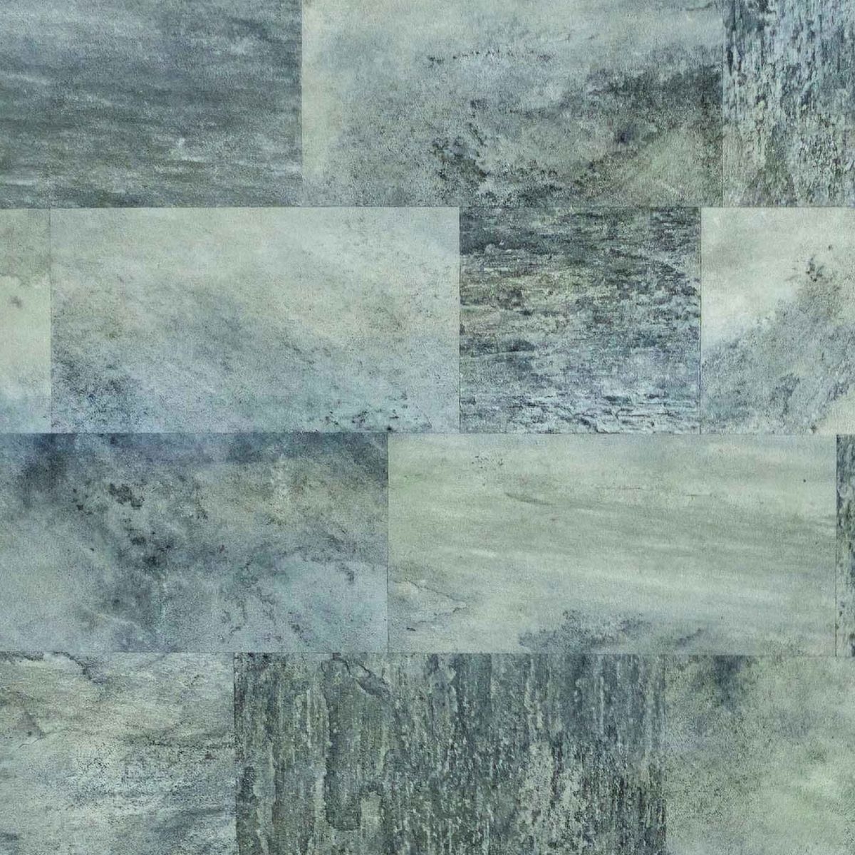 Haogenplast 3D StoneTile zwembadfolie Emerald - 1,65 x 25m