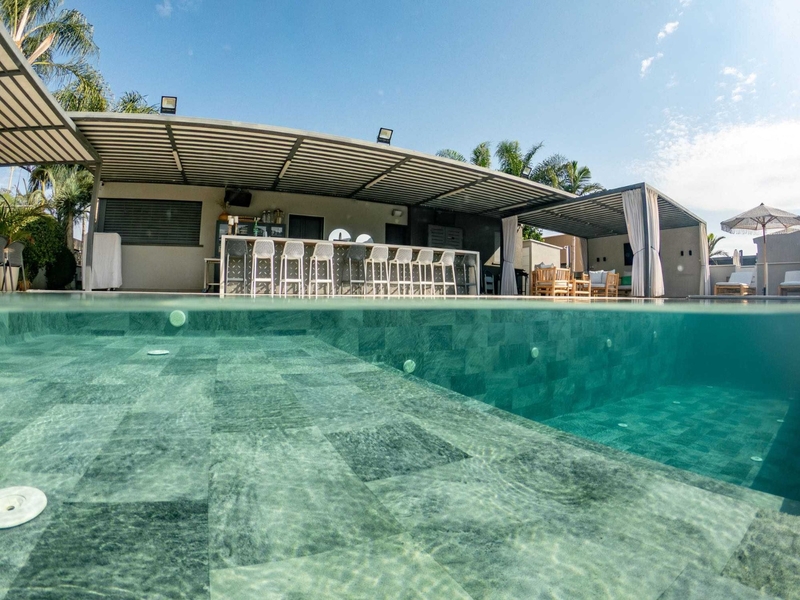 Haogenplast 3D StoneTile zwembadfolie Emerald - 1,65 x 25m