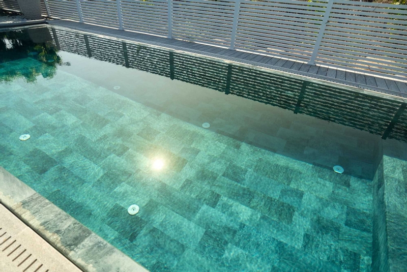 Haogenplast 3D StoneTile zwembadfolie Emerald - 1,65 x 25m