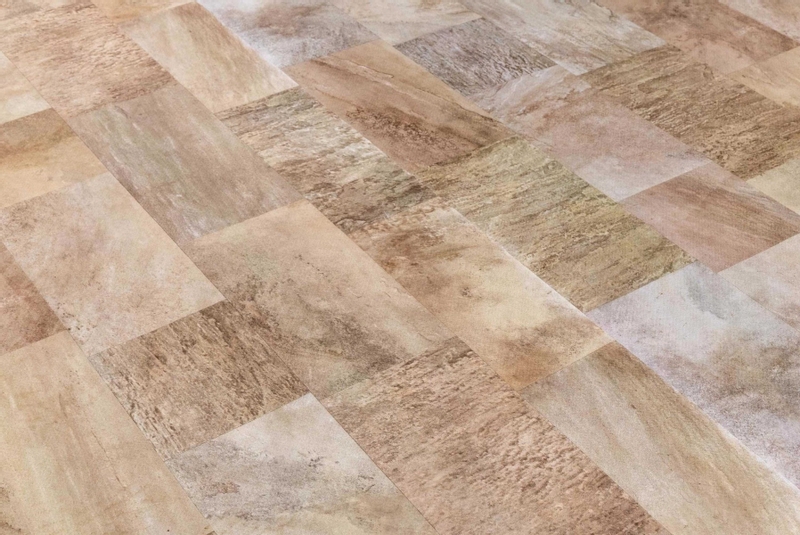 Haogenplast 3D StoneTile zwembadfolie Golden - 1,65 x 25m