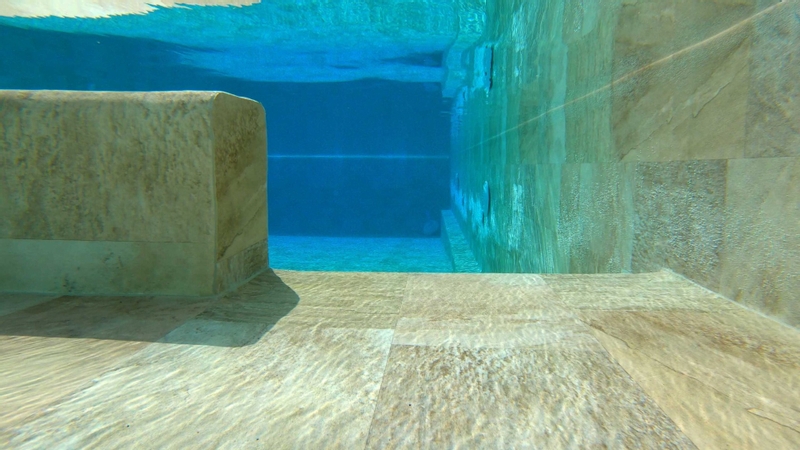 Haogenplast 3D StoneTile zwembadfolie Golden - 1,65 x 25m