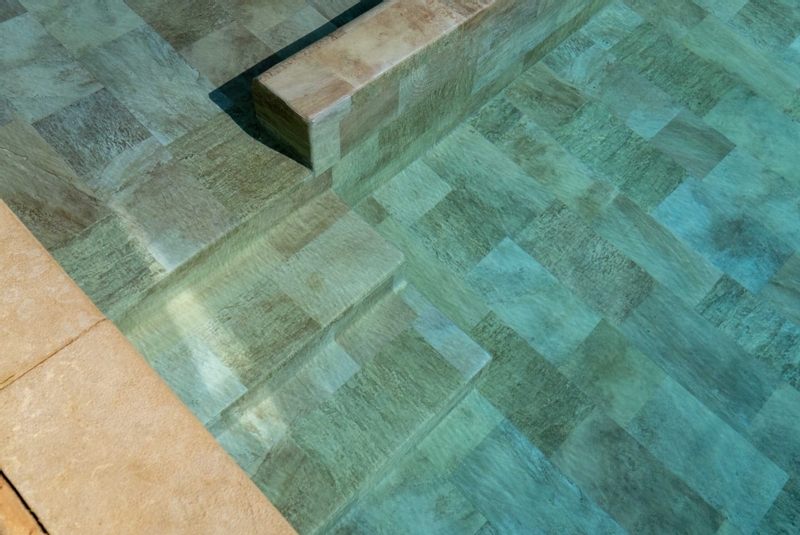 Haogenplast 3D StoneTile zwembadfolie Golden - 1,65 x 25m