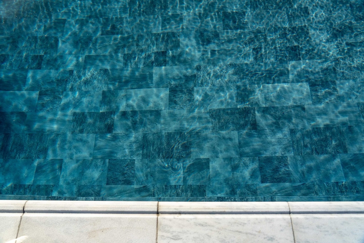 Haogenplast 3D StoneTile zwembadfolie Grey - 1,65 x 25m