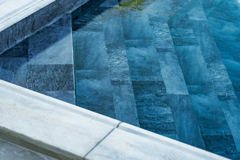 Haogenplast 3D StoneTile zwembadfolie Grey - 1,65 x 25m