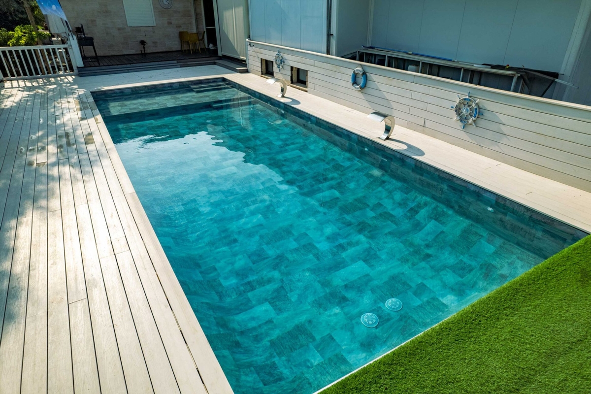 Haogenplast 3D StoneTile zwembadfolie Elegance - 1,65 x 25m