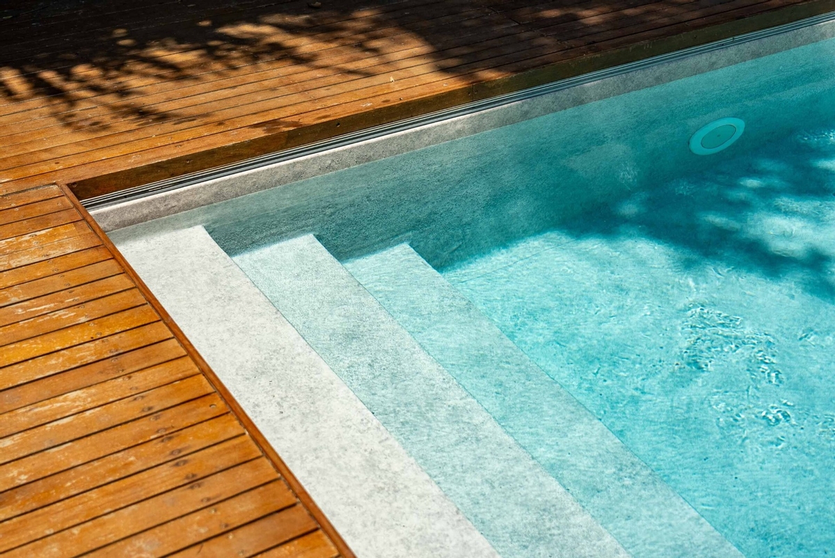 Haogenplast 3D StoneFlex zwembadfolie Ivory - 1,65 x 25m