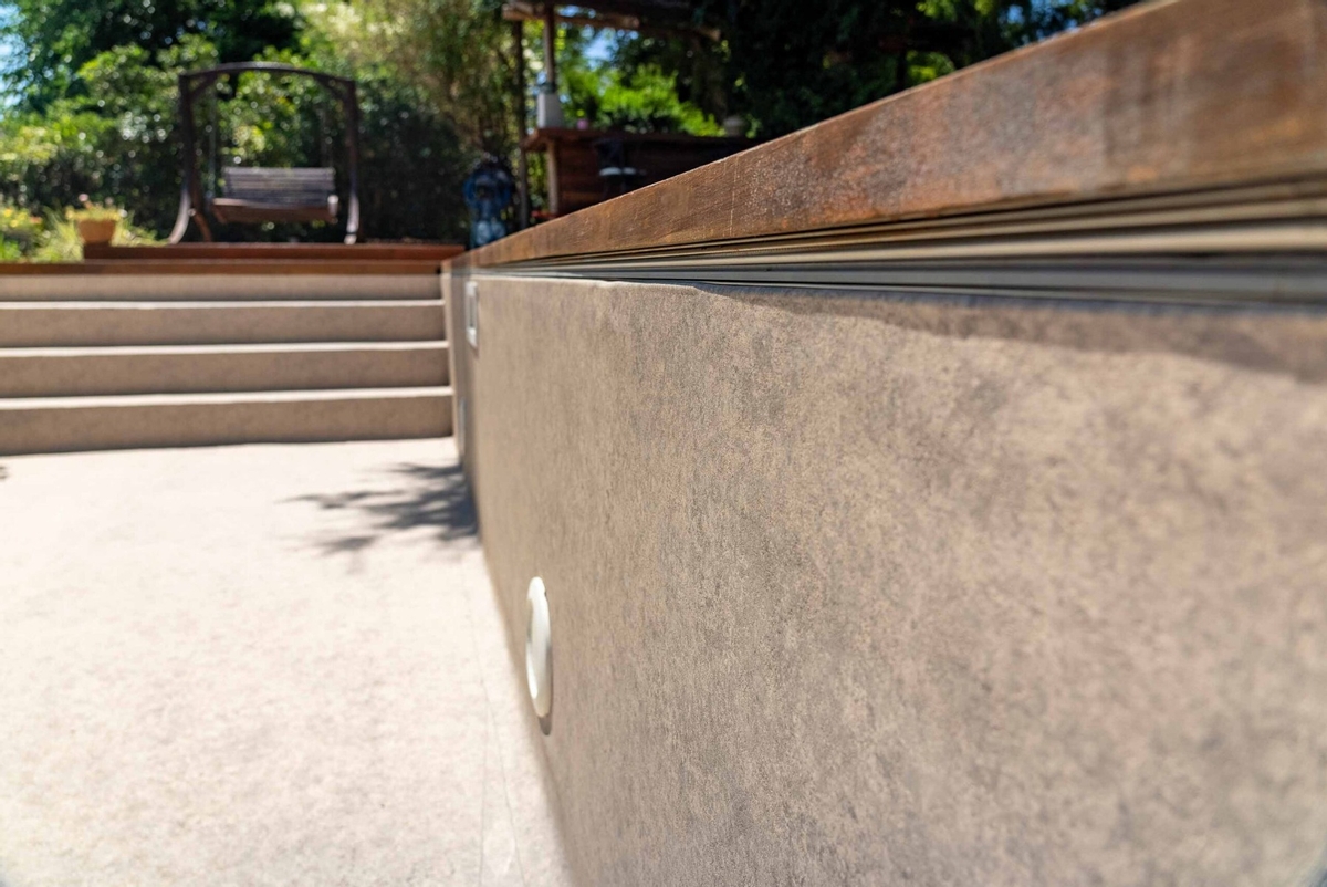 Haogenplast 3D StoneFlex zwembadfolie Ivory - 1,65 x 25m