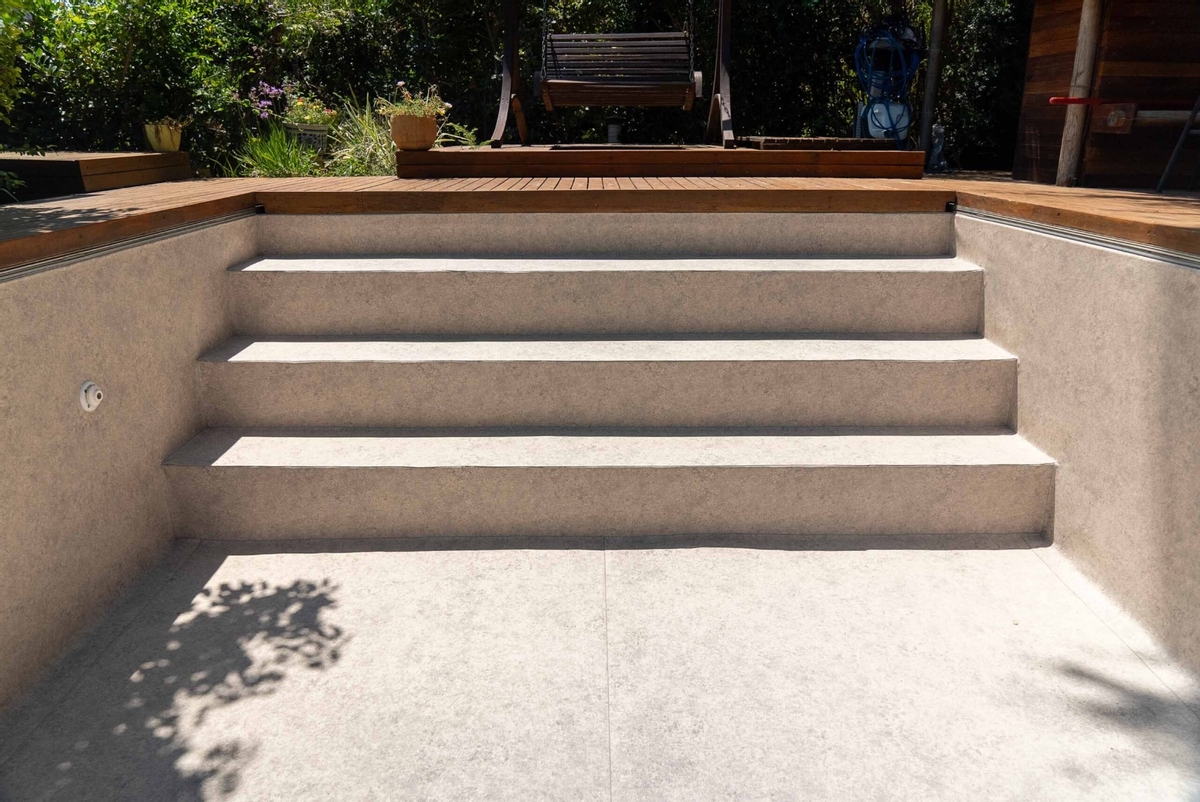 Haogenplast 3D StoneFlex zwembadfolie Ivory - 1,65 x 25m