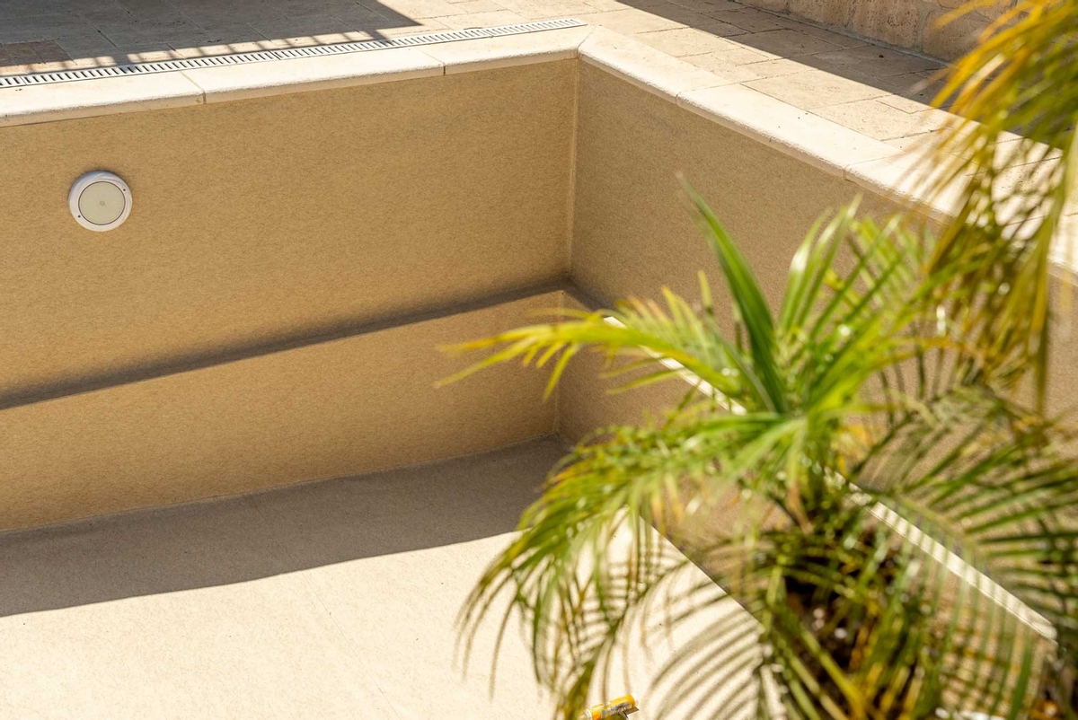 Haogenplast 3D StoneFlex zwembadfolie Sand - 1,65 x 25m