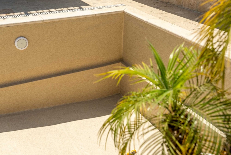 Haogenplast 3D StoneFlex zwembadfolie Sand - 1,65 x 25m