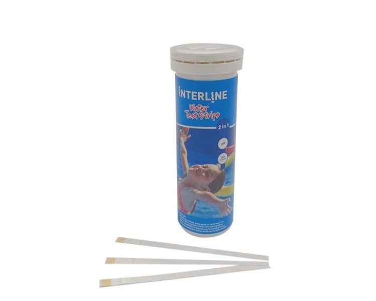 Interline 2 in 1 teststrips (chloor en pH)