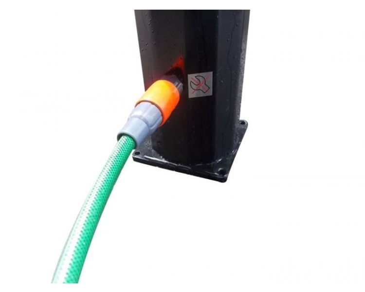 Monza solar buitendouche met kraan 35 liter