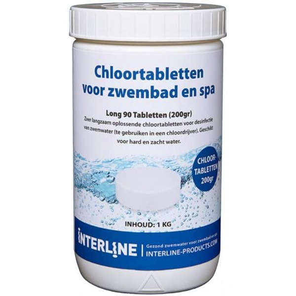 Interline chloortabletten 200 gram - 1 kg
