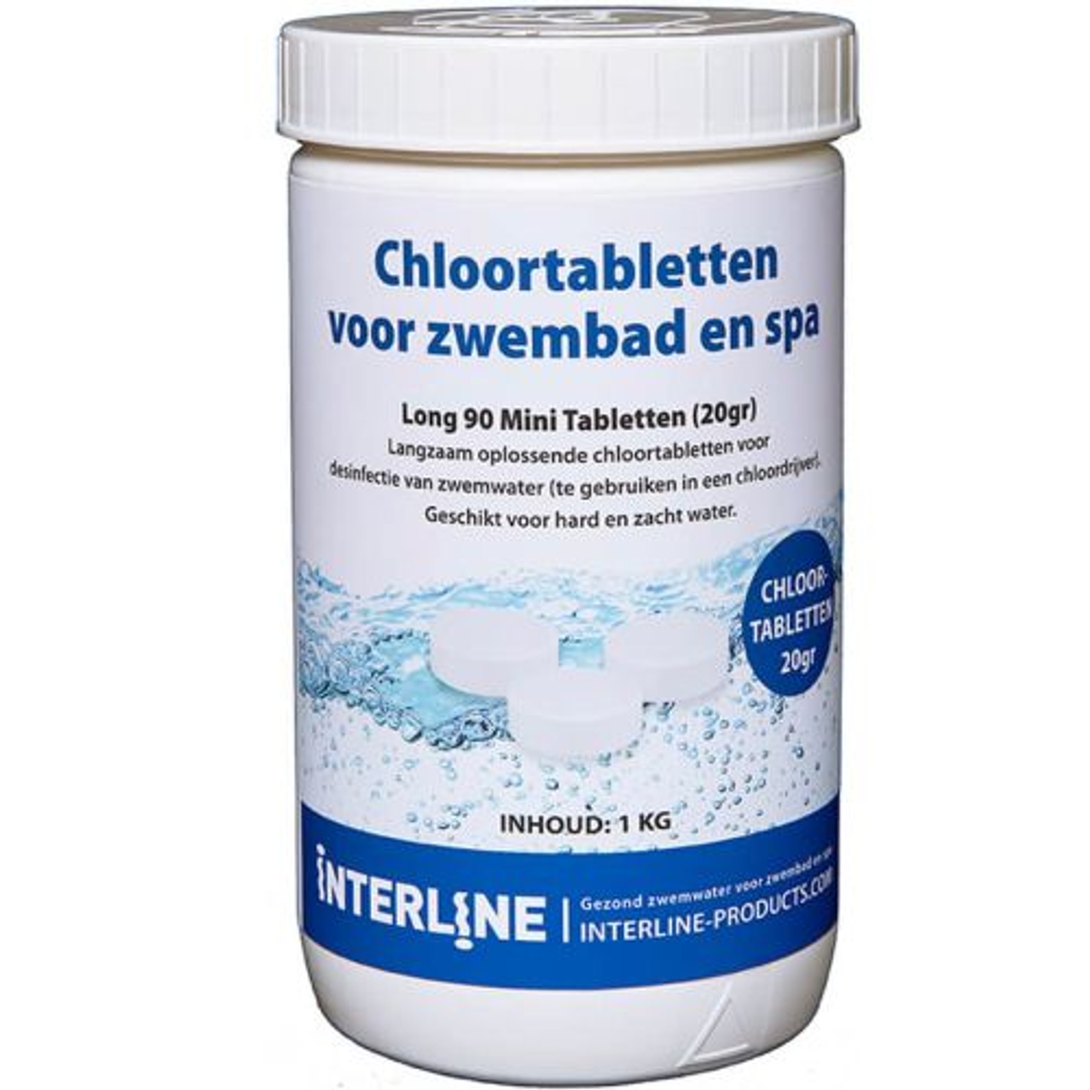 Interline kleine chloortabletten 20 grams - 1 kg