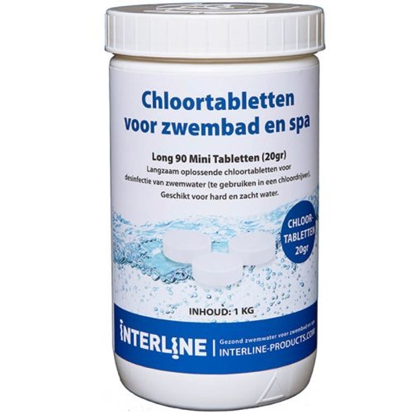 Interline kleine chloortabletten 20 grams - 1 kg