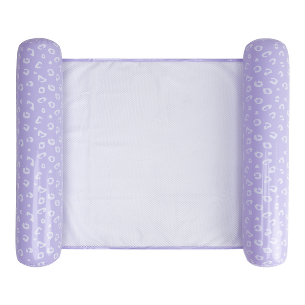 Swim Essentials opblaasbare waterhangmat paars