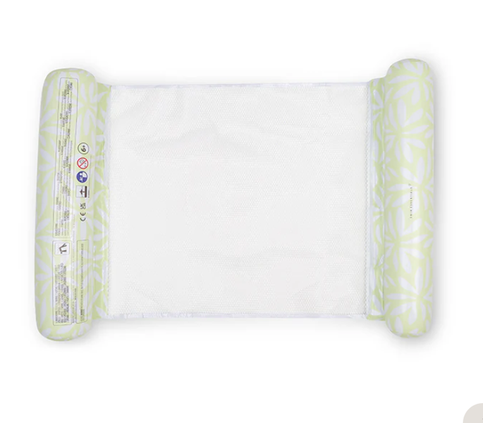 Swim Essentials opblaasbare waterhangmat matcha groen