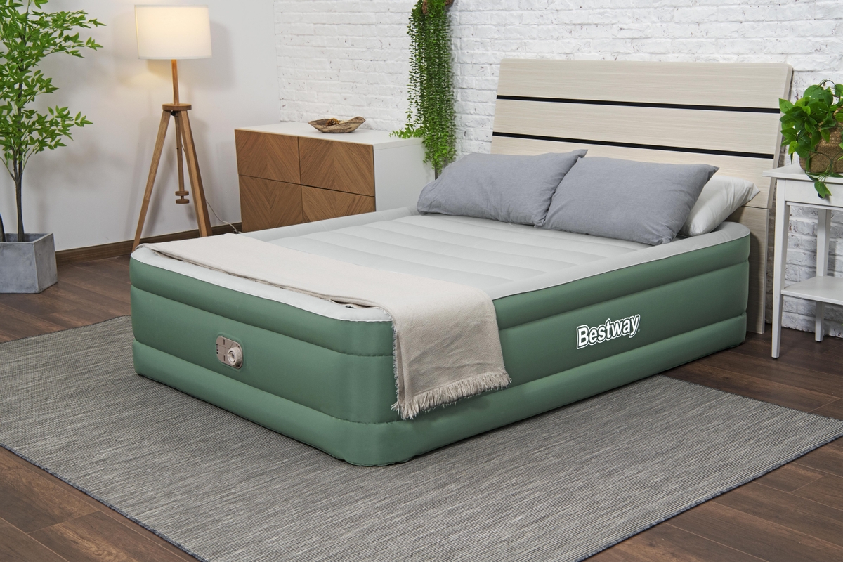Bestway Toughlite Plush luchtbed - Queensize (152 cm)