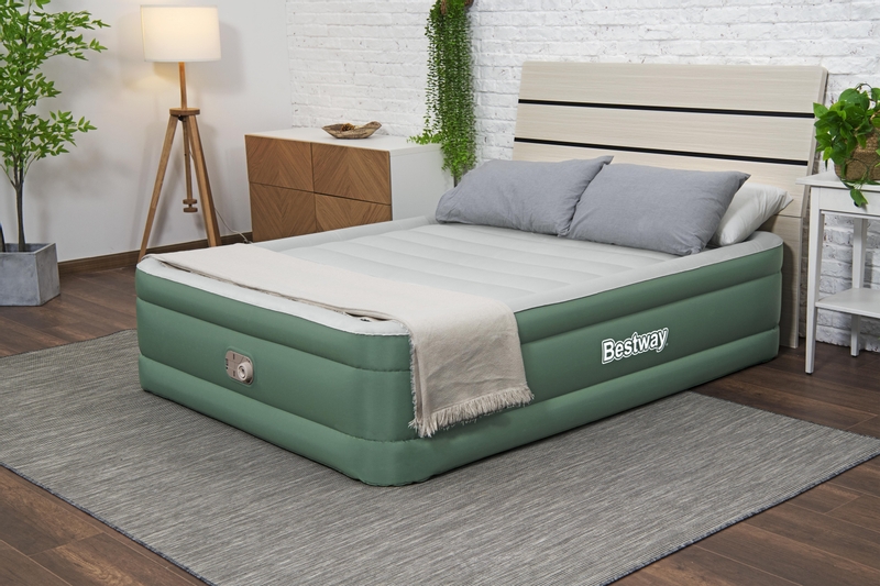 Bestway Toughlite Plush luchtbed - Queensize (152 cm)
