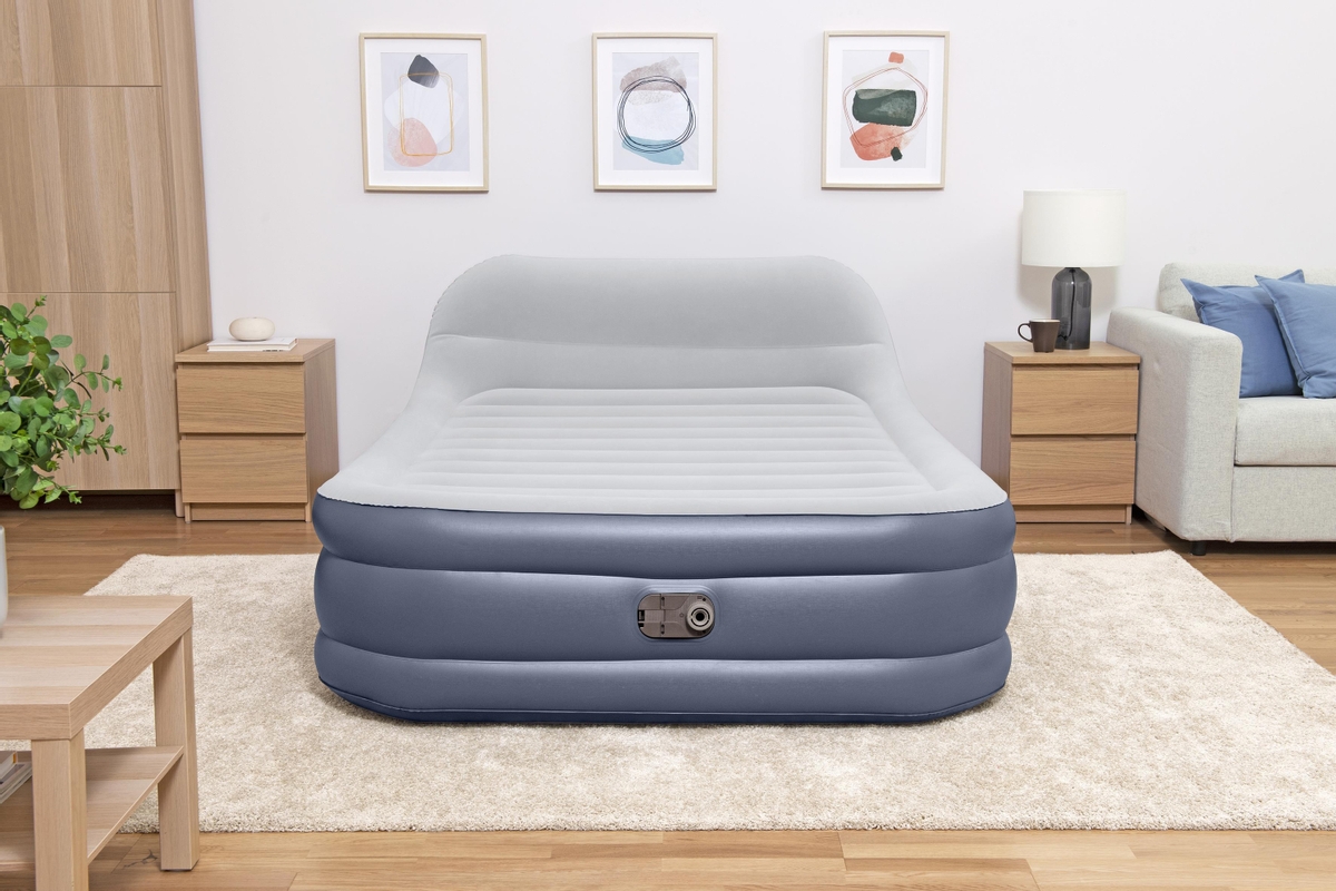 Bestway Tritech Sleekflow Headboard luchtbed - Queensize (152 cm)