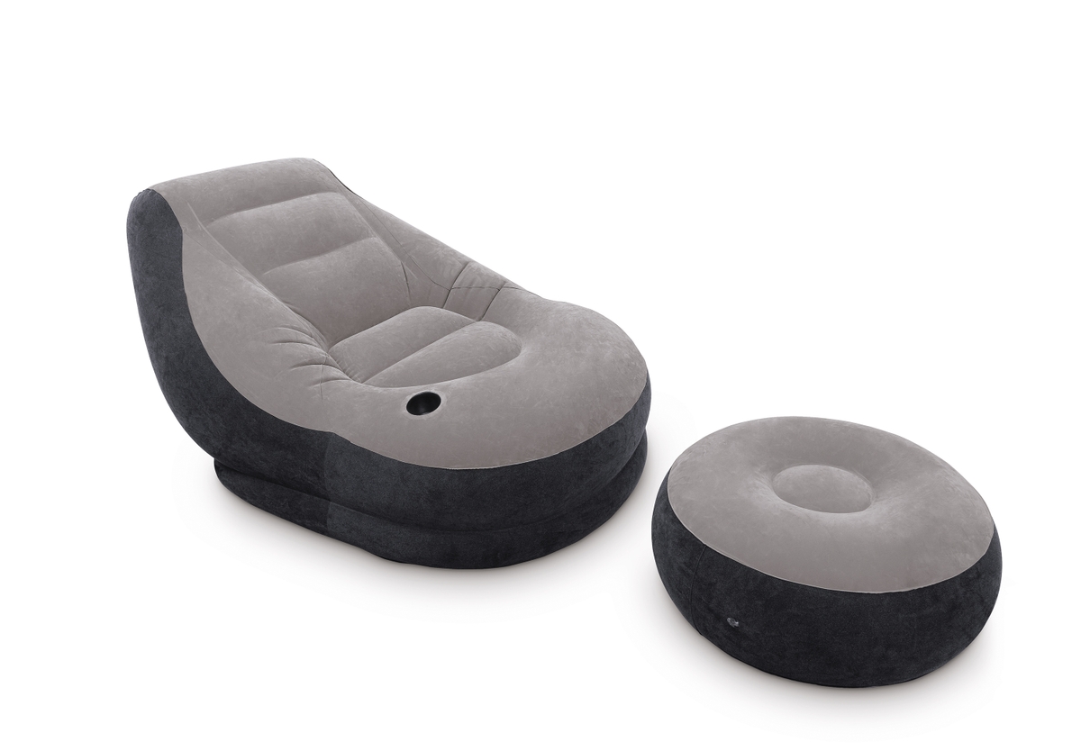 Intex Ultra Lounge 2-in-1 loungestoel en voetensteun