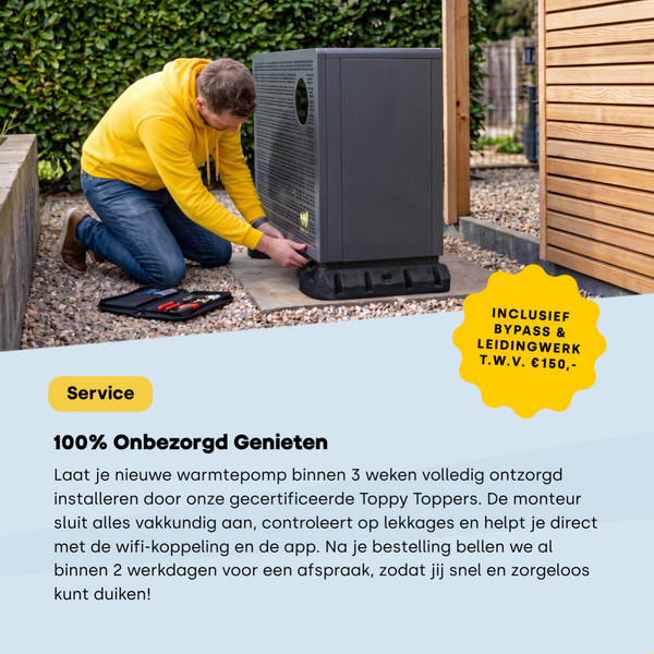 W'eau Full Inverter 2.0 zwembad warmtepomp - 5,5 kW
