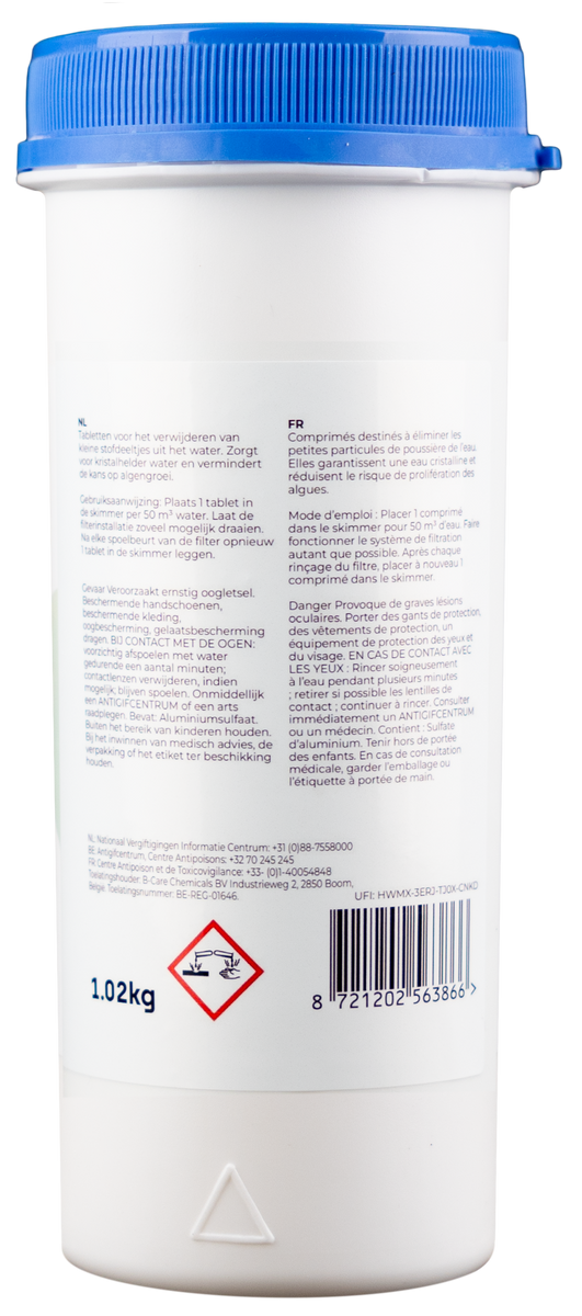 W'eau vlokmiddel tabletten 2 in 1