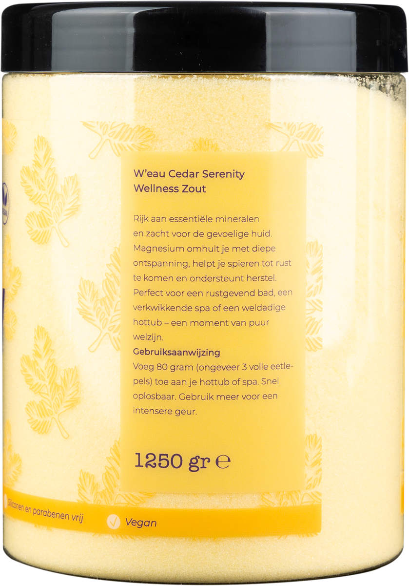 W'eau badzout - Cedar Serenity - 1250 gram